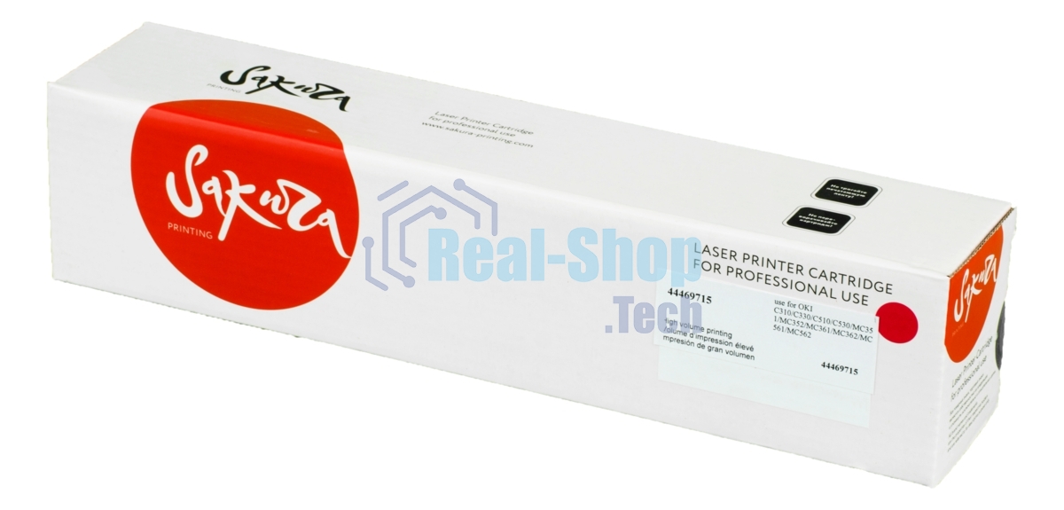 Картридж Sakura 44469715 для OKI C310/C330/C510/C530/MC351/MC352/MC361/MC362/MC561/MC562, пурпурный, 2000 к.