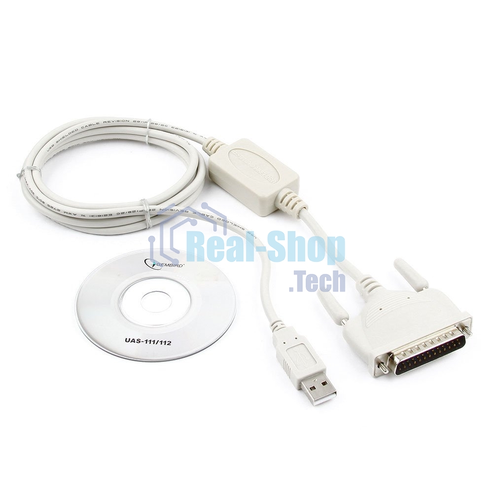 Переходник Gembird Переходник с USB DB25M/AM 1.8m UAS112 блистер