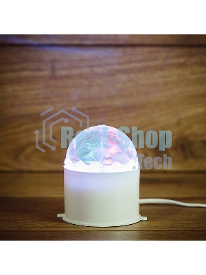 Диско-лампа Neon-night светодиодная в компактном корпусе, 230 В