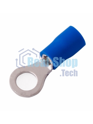 Наконечник кольцевой изолированный Rexant ø 6.5 мм 1.5-2.5 мм² (НКи 2.5-6/НКи2-6) синий