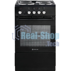 Плита электрическая De Luxe 5004.18э-011 черный, конфорок 4 шт, духовка 43 л, 50 см x 85 см x 50 см Плита электрическая De Luxe 5004.18э-011 черный, конфорок 4 шт, духовка 43 л, 50 см x 85 см x 50 см