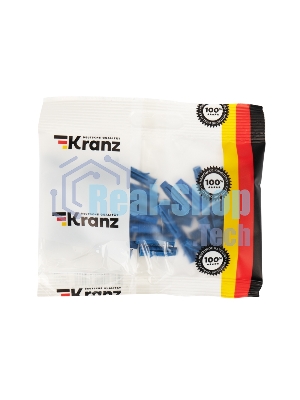 Дюбель распорный Kranz 6х25, синий, пакет (50 шт./уп.)