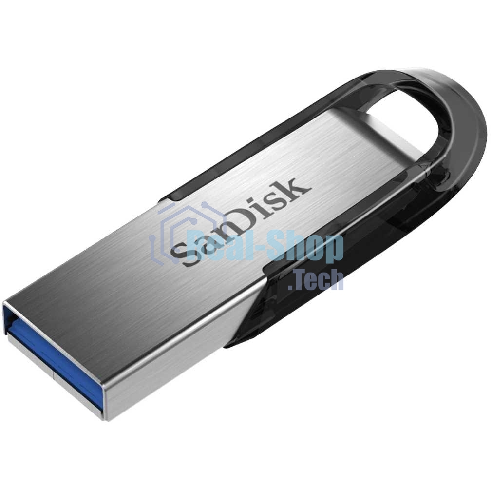 Флешка USB Sandisk CZ73 Cruzer Ultra Flair (SDCZ73-032G-G46), 32Gb, USB 3.0, R/W 150/45, серебристый/черный