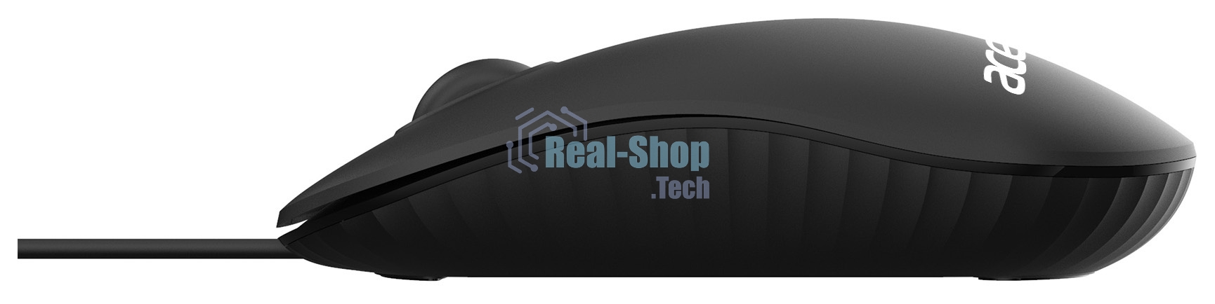 Мышь проводная Acer OMW122 черный, 1200 dpi, USB, кнопки - 3