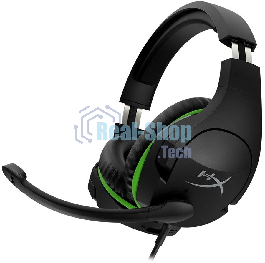 Гарнитура проводная HyperX Cloud Stinger черный/зеленый для: Xbox Series/One (4P5K1AA)