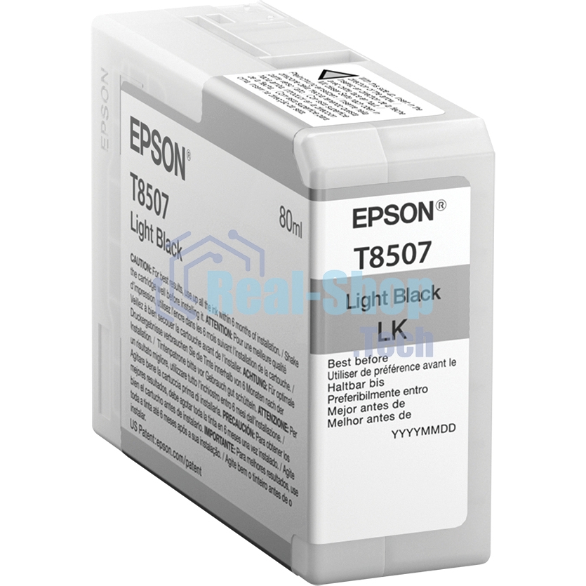 Картридж струйный Epson T8507 серый (80 мл) для SureColor SC-P800