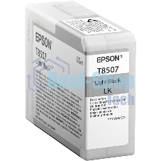Картридж струйный Epson T8507 серый (80 мл) для SureColor SC-P800
