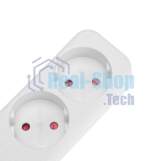 Удлинитель Rexant STANDARD 3 гнезда, 5 м, 2х1,0мм², б/з, белый