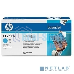 Картридж лазерный HP CE251A голубой для CLJ CM3530/CP3525 7000 стр.