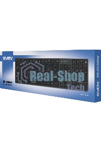 Клавиатура беспроводная SVEN KB-E5300W USB черный