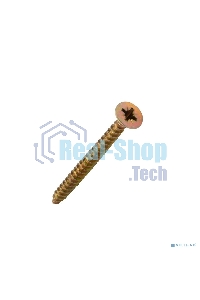 Саморез универсальный Kranz 5х60, желтый цинк, пакет (10шт.)