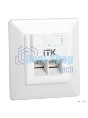Внутренняя информационная розетка Itk CS2-1C5EU-2-1 RJ45 кат.5E UTP 2 порта