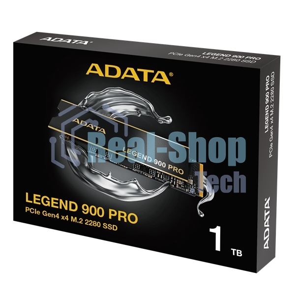 Накопитель SSD ADATA LEGEND 900 PRO, 1Tb, PCIe 4.0 x4, M.2 2280, NVMe, R/W 7400/6000