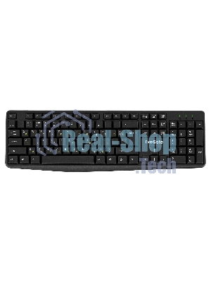 Клавиатура проводная ExeGate EX298364RUS Smart K120 (USB, полноразмерная, влагозащищенная, 104кл., Enter большой, длина кабеля 1,6м, черная, RTL)