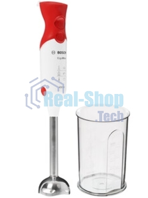 Блендер погружной Bosch MSM64110 белый/красный, 450 Вт, 2 скорости, турбо