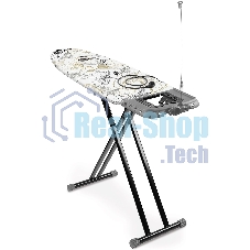 Гладильная доска Ника Haushalt Lux 123x46см рег.высот. черный/рисунок (LXТ/О)
