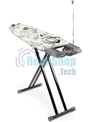 Гладильная доска Ника Haushalt Lux 123x46см рег.высот. черный/рисунок (LXТ/О)