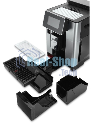 Кофемашина автоматическая DeLonghi ECAM610.55.SB черный/серебристый, исп. кофе - молотый/зерновой, 2.2 л, 1450 Вт, 19 Бар