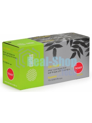 Картридж лазерный Cactus CS-TK560Y желтый (10000 стр.) для Kyocera FS-C5300DN