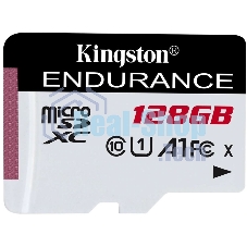 Флеш карта microSD 128Gb Kingston microSDНC Class 10 A1 UHS-I Endurance 95R/45W Card Only