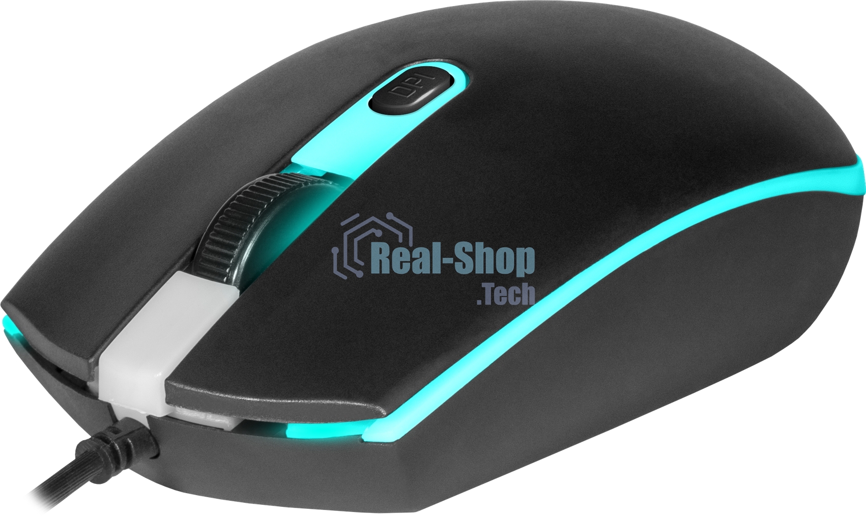 Мышь проводная Defender Dot MB-986 черный, 1600 dpi, USB, кнопки - 4