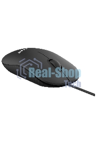 Мышь проводная Acer OMW122 черный, 1200 dpi, USB, кнопки - 3