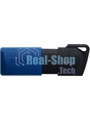 Флешка USB Kingston DataTraveler Exodia M (DTXM/64Gb), 64Gb, USB 3.0, R/W 70/45, черный/синий