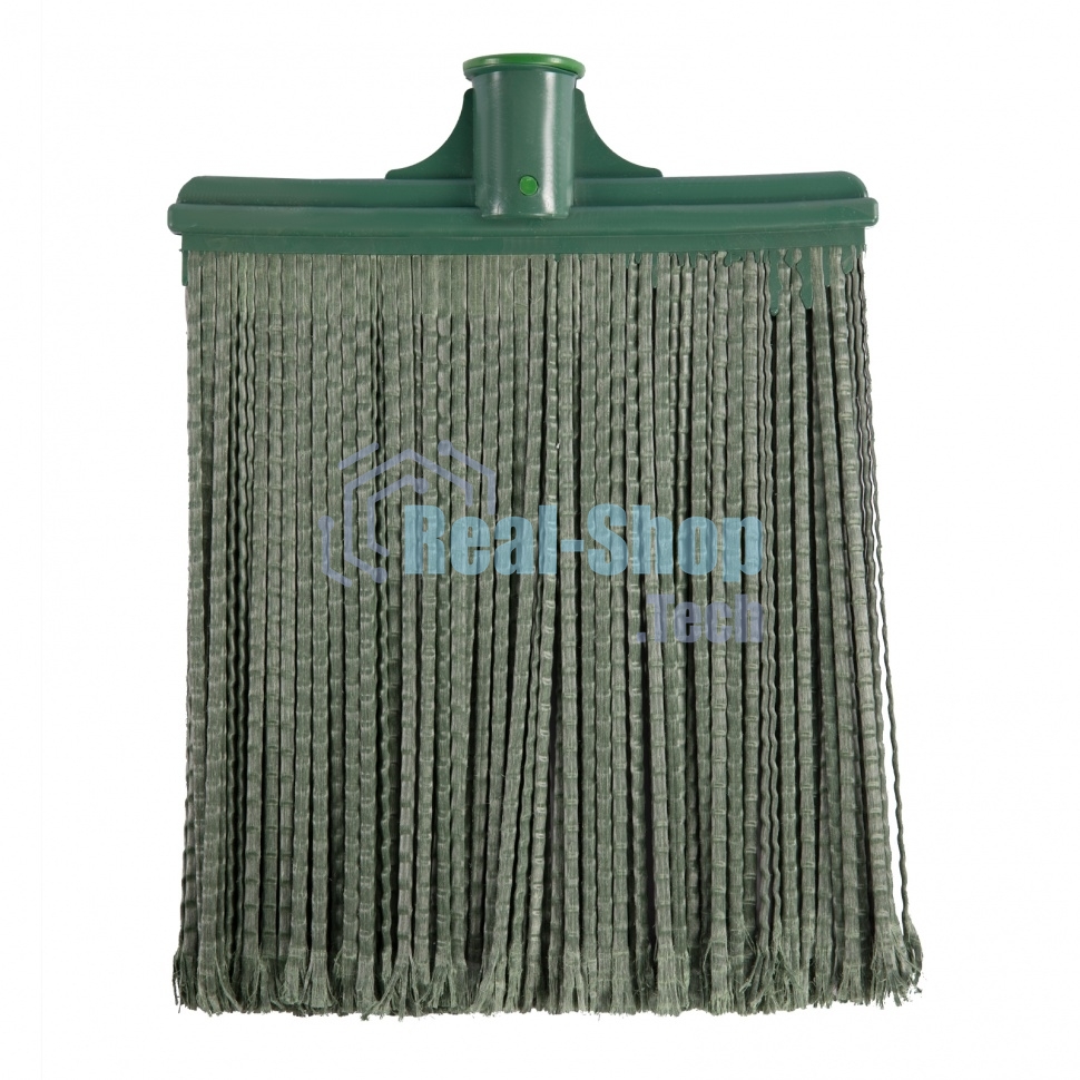 Метла полипропиленовая Сибртех, 270х260 мм, плоская распушенная, без черенка