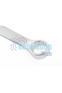 Ключ комбинированный, 17 мм, CrV, матовый хром Stels