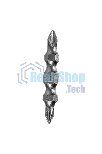 Набор бит Denzel двухстор., PH2-PH1х45 мм, сталь S2, 10 шт.