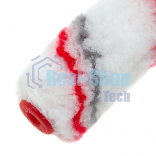 Мини-валик сменный НЕЙЛОН Профи, 100 мм, ворс 12 мм, D - 16 мм, D ручки - 6 мм, полиамид MTX