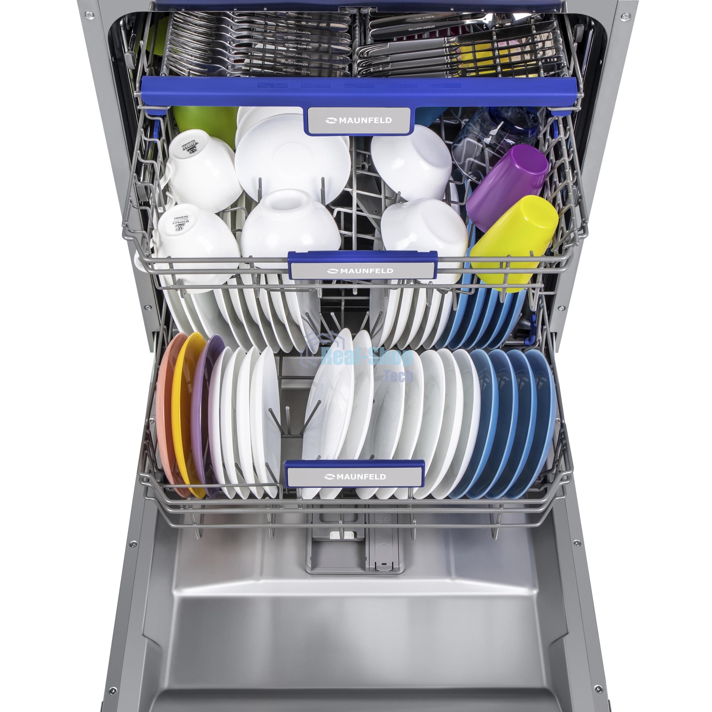 Встраиваемая посудомоечная машина Maunfeld MLP-12PRO, серебристый, 59.8 см, 14 компл., 47 дБ, класс A+++