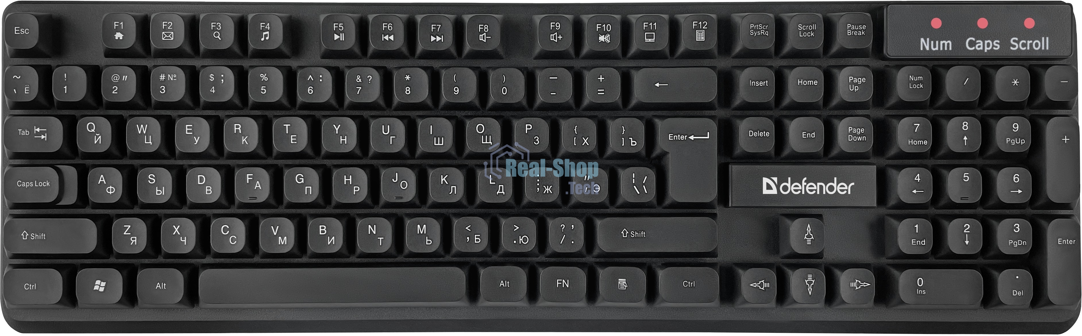 Комплект клавиатура + мышка Defender MILAN C-992 RU черный