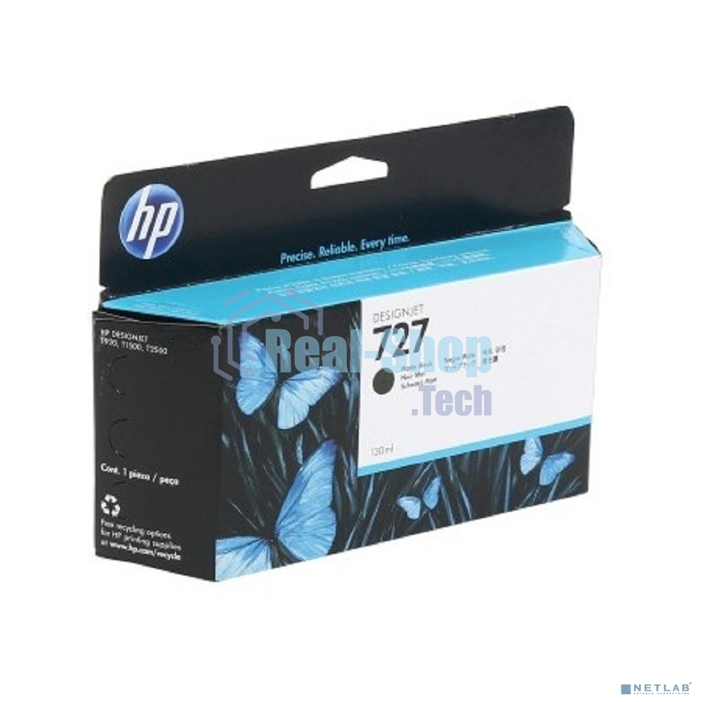 Картридж струйный HP 727 B3P22A черный матовый для HP DJ T920/T1500 (130мл)