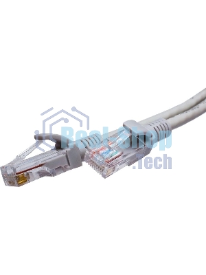 Патч-корд Suprlan 10-0144 UTP RJ-45 вил.-вилка RJ-45 cat.5e 3м серый LSZH 24AWG