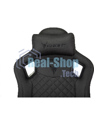 Кресло Knight Craft черный, экокожа, 120 кг, механизм качания