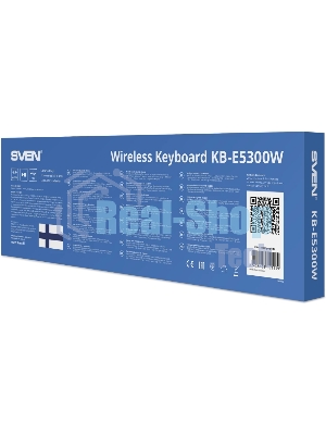 Клавиатура беспроводная SVEN KB-E5300W USB черный