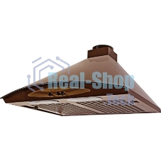 Вытяжка каминная Gefest ВВ 2 К17 коричневый/золотистый, 50 см, 180 куб. м/ч, 64 дБ