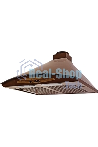Вытяжка каминная Gefest ВВ 2 К17 коричневый/золотистый, 50 см, 180 куб. м/ч, 64 дБ
