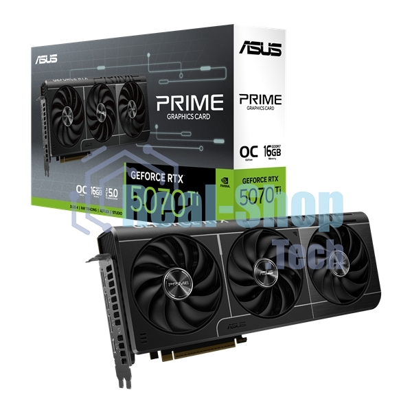 Видеокарта ASUS PRIME-RTX 5070TI-O16G RTX 5070TI HDMIx1,DPx3,16G,D7