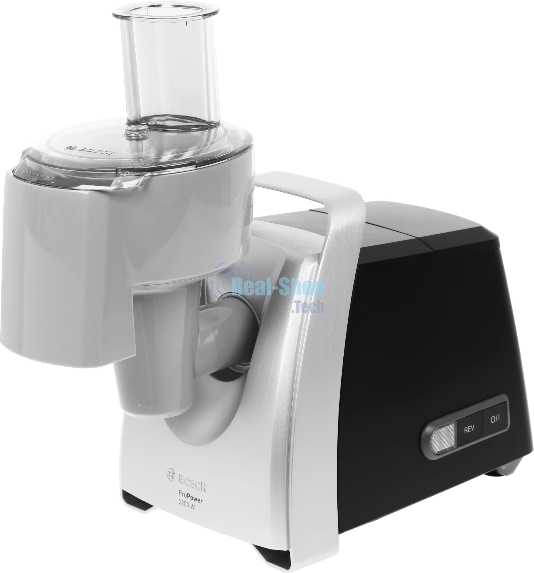 Мясорубка электрическая Bosch MFW68680 черный, 2200 Вт, 4.3 кг/мин, реверс, защита от перегрузки, насадки - 5