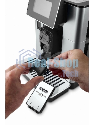 Кофемашина автоматическая DeLonghi ECAM610.55.SB черный/серебристый, исп. кофе - молотый/зерновой, 2.2 л, 1450 Вт, 19 Бар