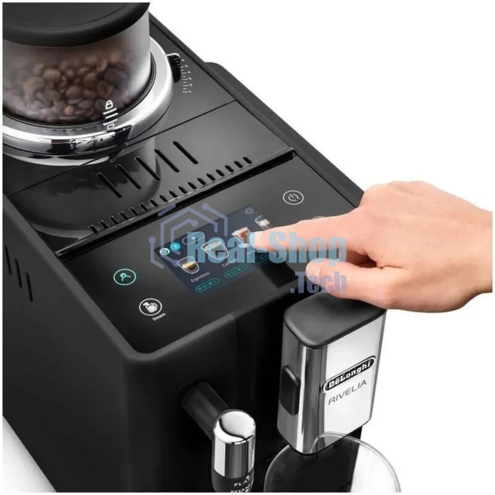Кофемашина автоматическая Delonghi EXAM440.35.B черный, исп. кофе - молотый/зерновой 1,4 л, 1450 Вт, 19 Бар