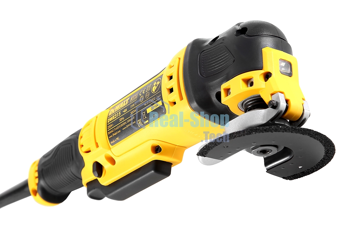 Многофункциональный инструмент DeWalt DWE315KT 300Вт желтый/черный