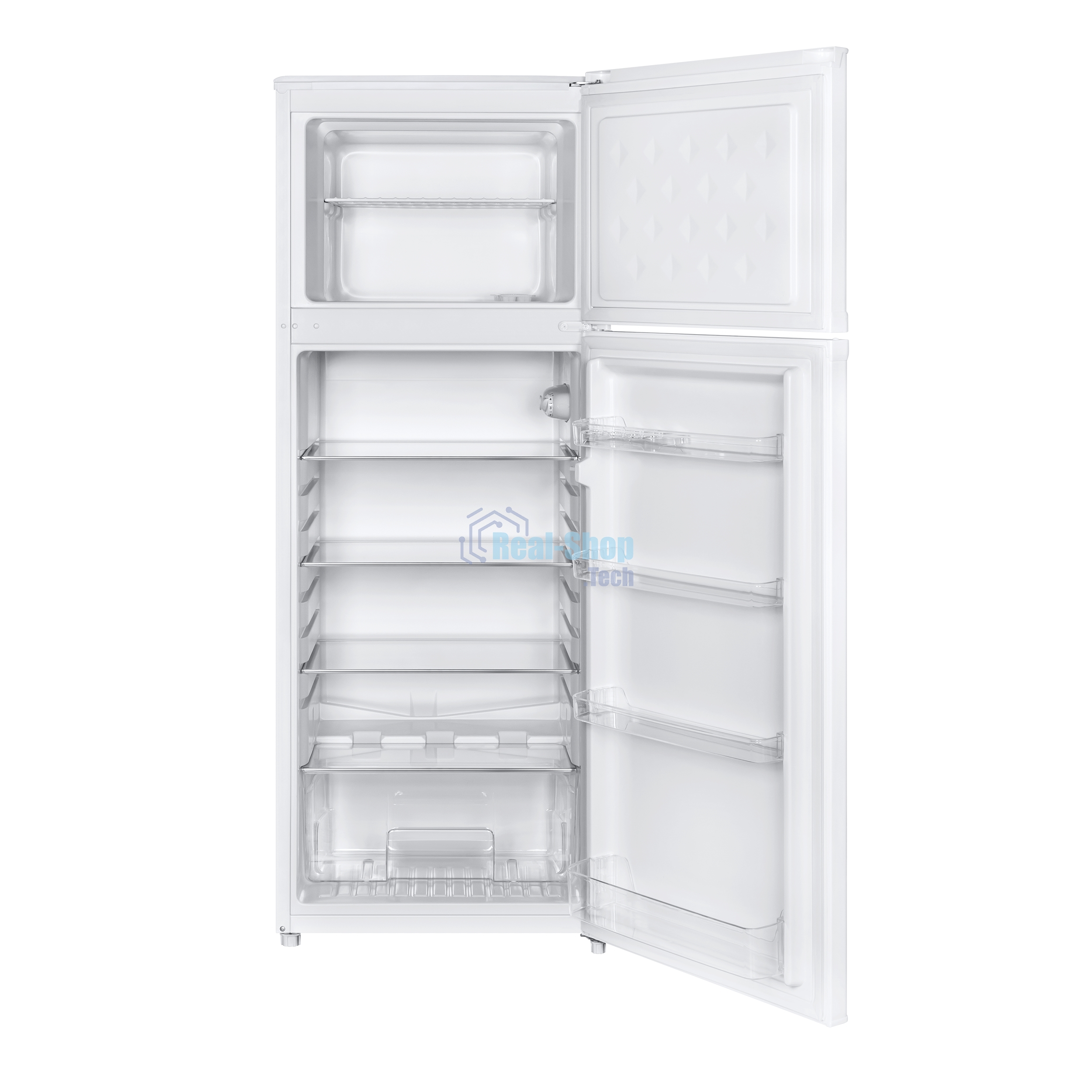 Холодильник Maunfeld MFF143W белый двухкамерный 170/41л морозилка снизу