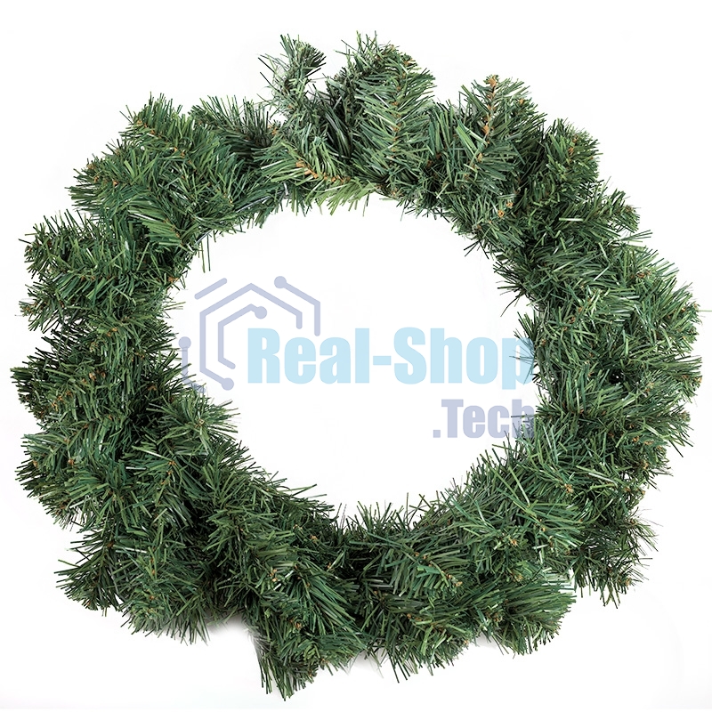 Еловый венок Neon-night Ø 45 см, ПВХ