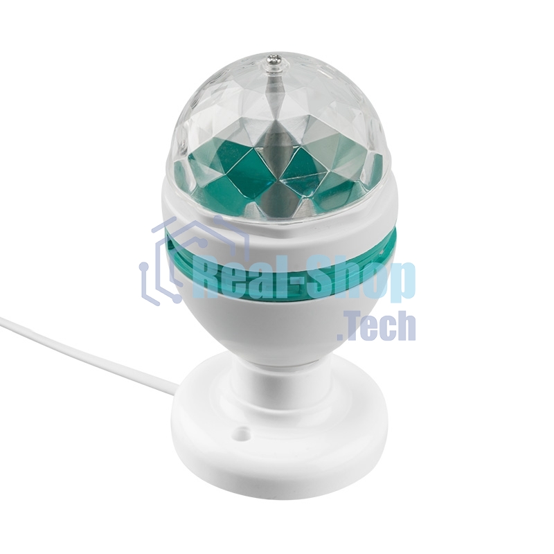 Диско-лампа Neon-night светодиодная e27, подставка с цоколем e27 в комплекте, 230 В