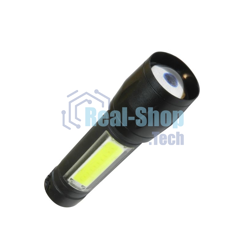 Фонарь Космос 3Вт ХРЕ 3Вт СОВ литий 600mAh Micro USB шнур