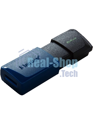 Флешка USB Kingston DataTraveler Exodia M (DTXM/64Gb), 64Gb, USB 3.0, R/W 70/45, черный/синий