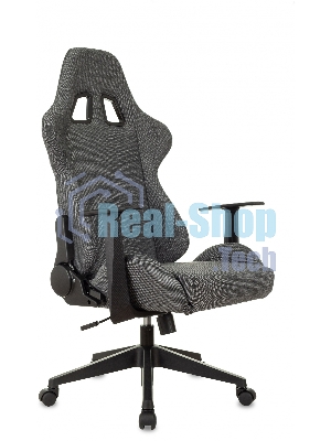 Кресло Zombie Neo 3C1 серый, экокожа, 120 кг, механизм качания